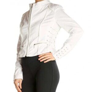 White House Black Market Lace Up Corset Jacket